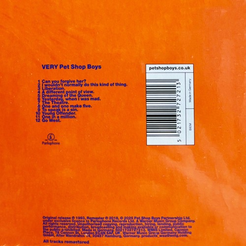 Pet Shop Boys - Very (CD)