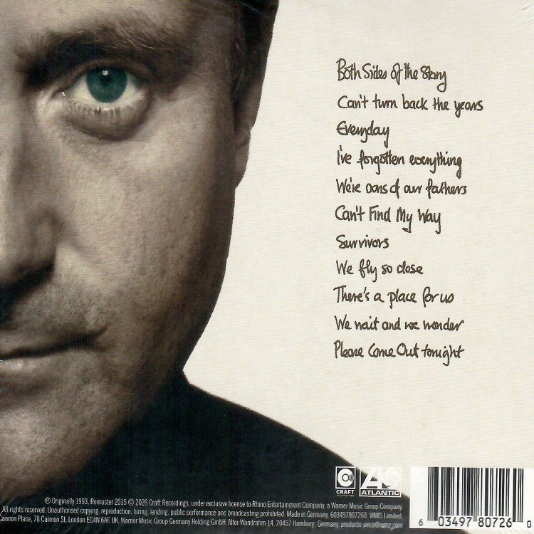 Phil Collins - Both Sides (CD)