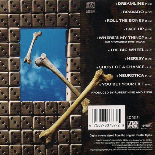 Rush - Roll The Bones (CD)