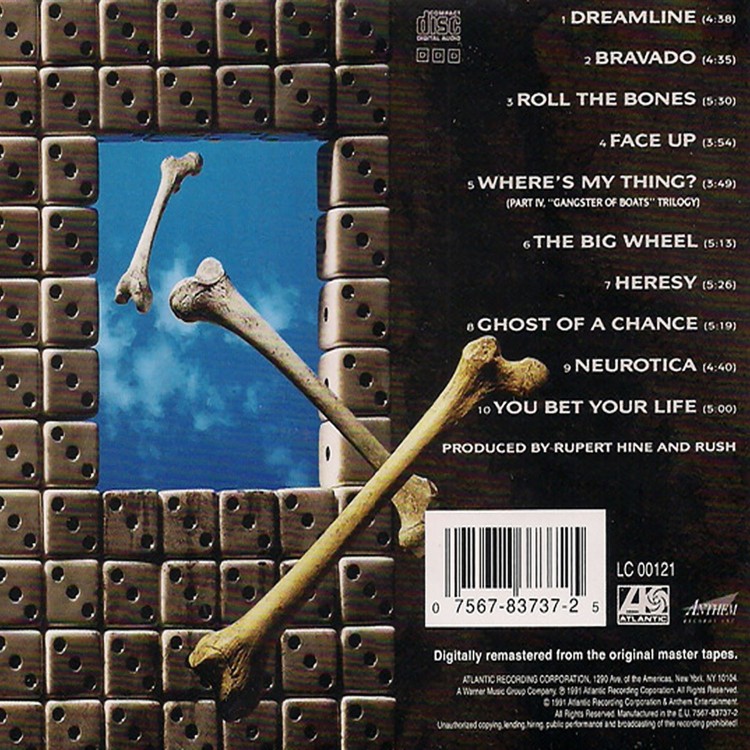 Rush - Roll The Bones (CD)