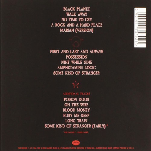 The Sisters Of Mercy - First and Last and Always (CD)