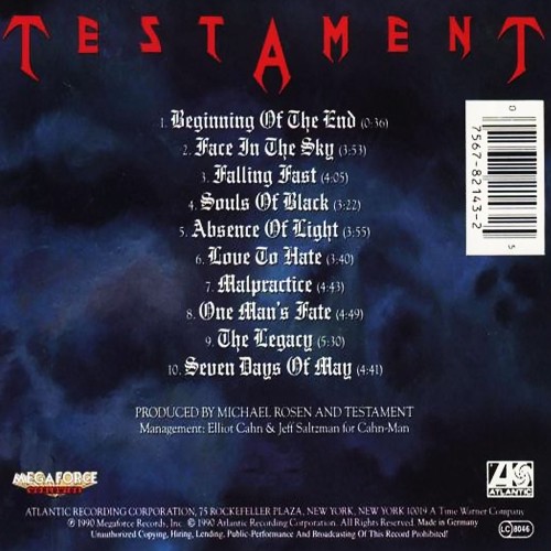 Testament - Souls of Black (CD)