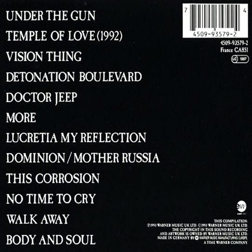 The Sisters Of Mercy - Greatest Hits Volume One [A Slight Case Of Overbombing] (CD)