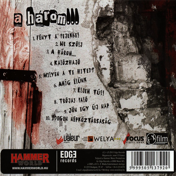 Rómeó Vérzik - A három (CD)