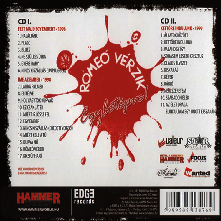 Rómeó Vérzik - Egybetépve (2CD)