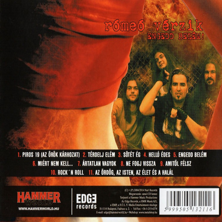 Rómeó Vérzik - Engedd belém! (CD)