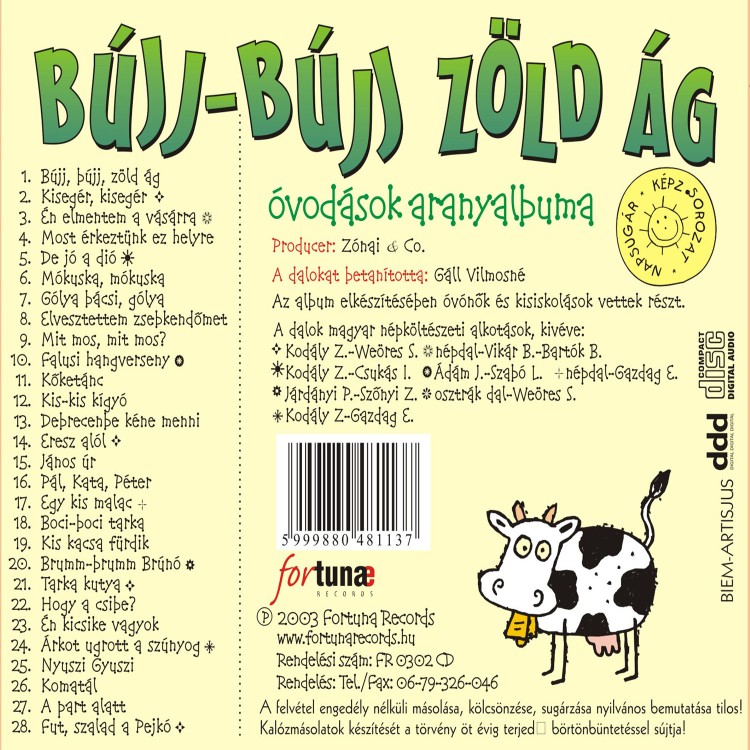 Gyereklemez - Bújj-bújj zöld ág (CD) Gyereklemez - Bújj-bújj zöld ág (CD)