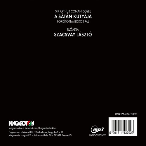 Sir Arthur Conan Doyle - A sátán kutyája [Szacsvay László] (Hangoskönyv)