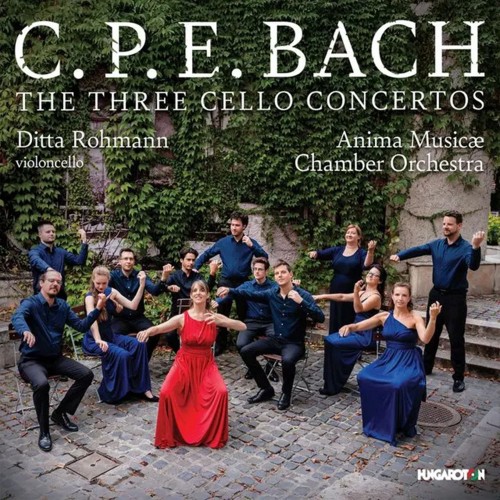 Ditta Rohmann-Anima Musicæ Chamber Orchestra - C. P. E. Bach: The Three Cello Concertos (CD)