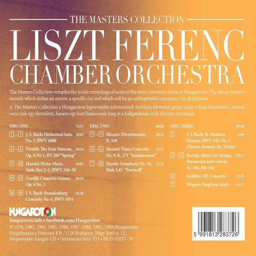 Liszt Ferenc Kamarazenekara - The Masters Collection (3CD)