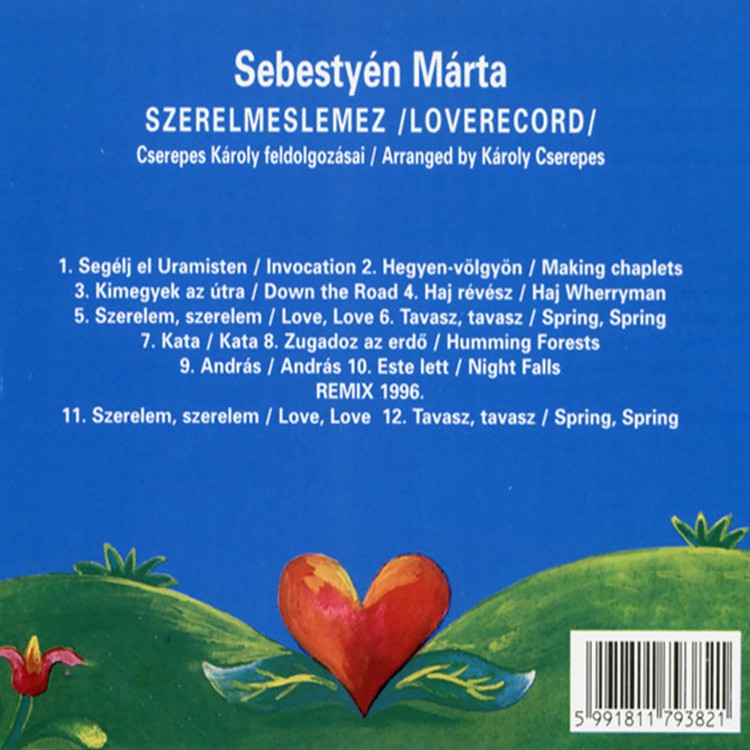 Sebestyén Márta - Szerelmeslemez (CD)