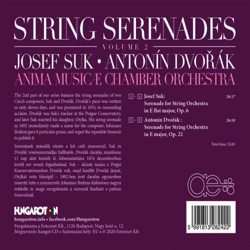  Anima Musicae Chamber Orchestra - String Serenades  Volume 2 (CD)