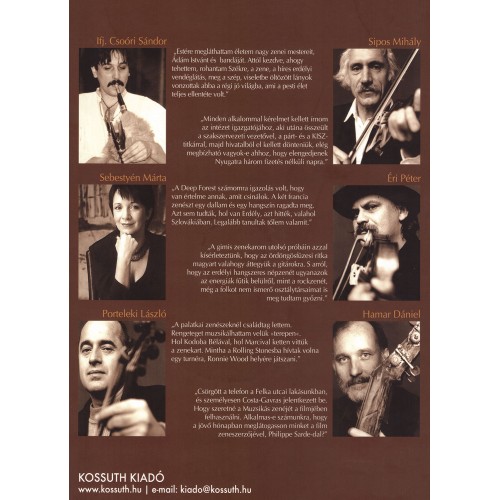 Jávorszky Béla Szilárd - Muzsikás 40 [DVD melléklet 2013 Sziget - koncert] (könyv+DVD)