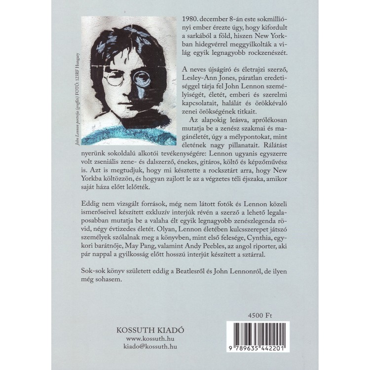 Lesley-Ann Jones - John Lennon élete, szerelmei és halála (könyv)