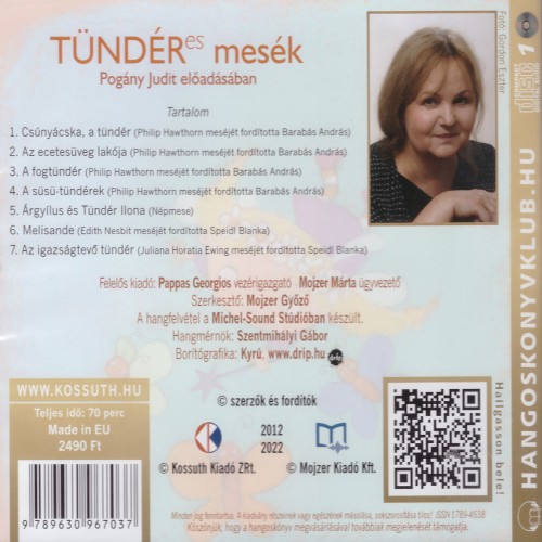 Válogatás - Tündéres mesék [Pogány Judit előadásában] (Hangoskönyv)