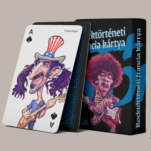 Rocktörténeti francia kártya (2 Csomag)