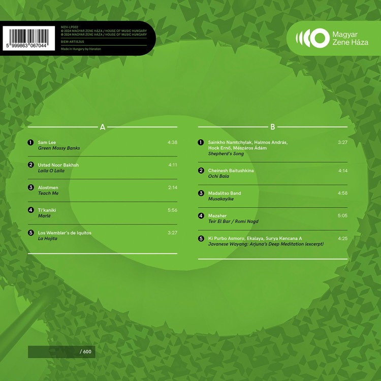 Válogatott előadók: Selection - Global (Zöld LP)