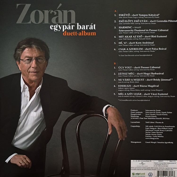 Zorán - Egypár barát [Duett-album] (LP)