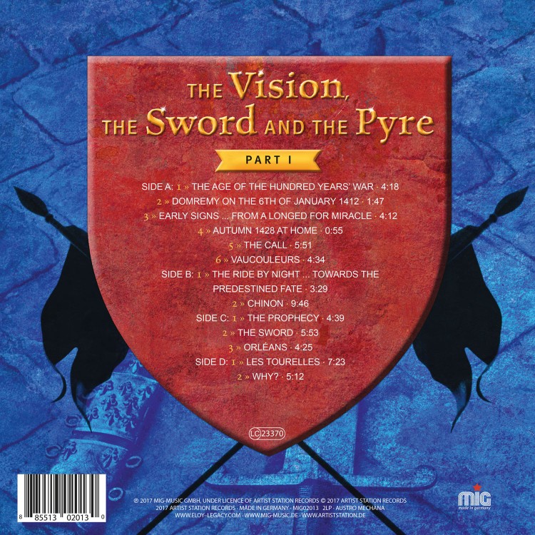 Eloy -  The Vision, the Sword and the Pyre: Part I (2LP)