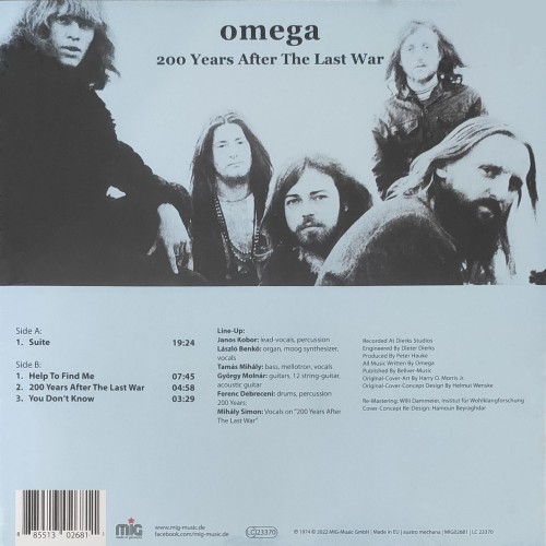 Omega - 200 Years After The Last War (LP)